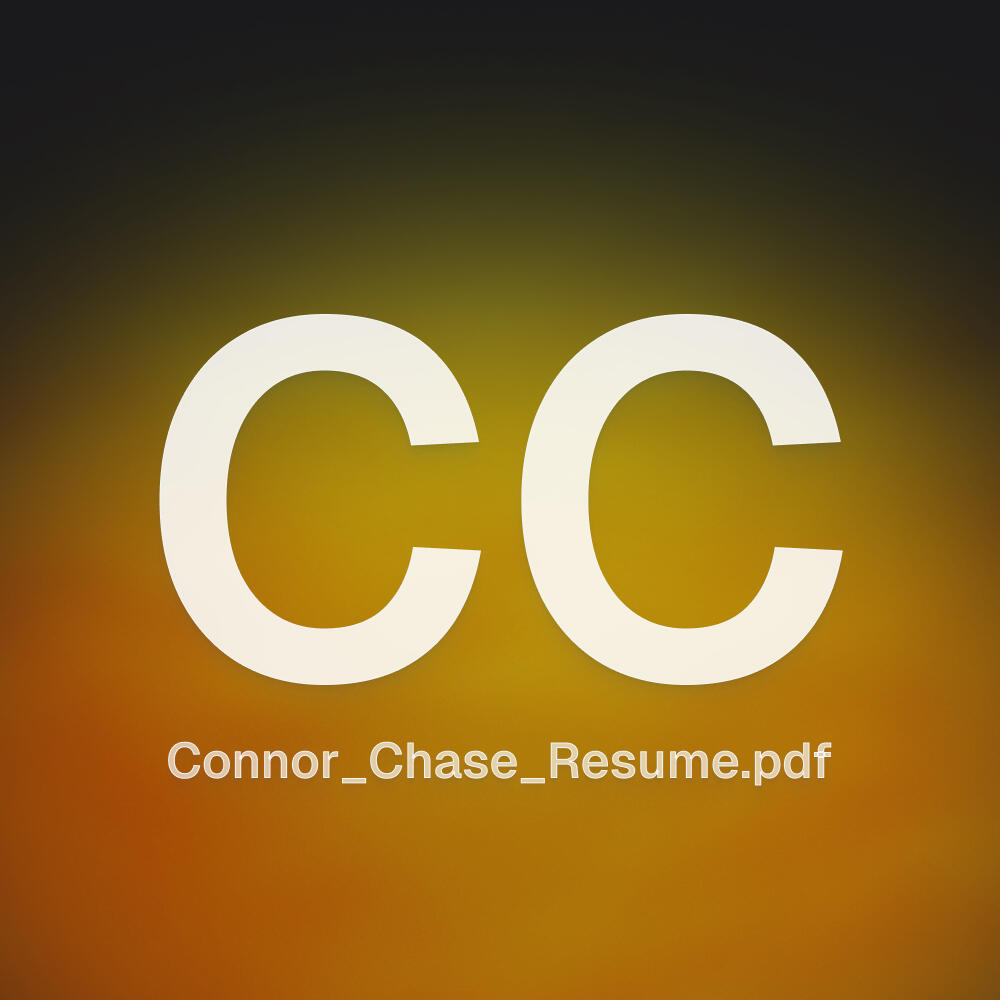 Connor Chase Resume Connor Chase Resume